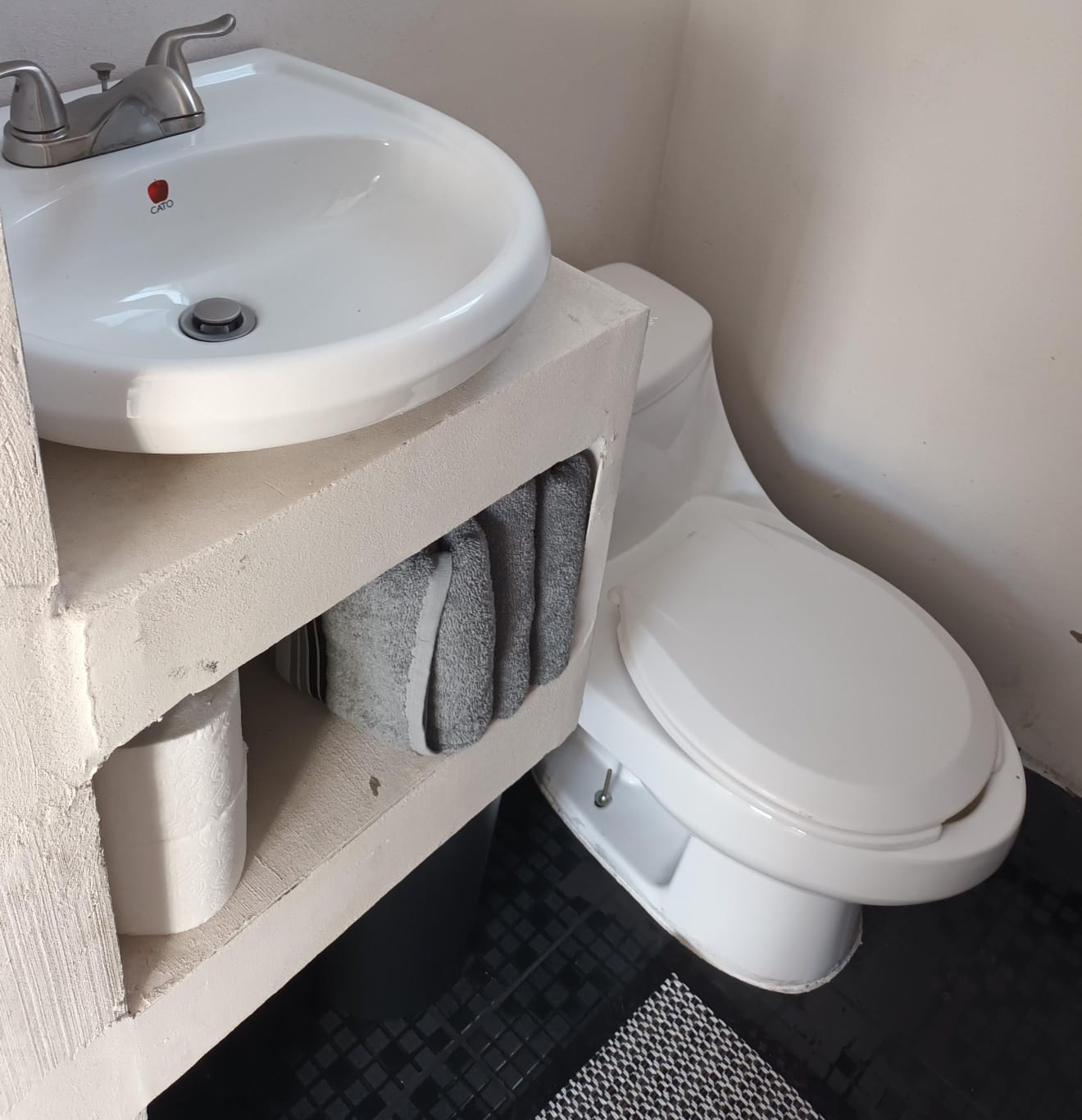 Jardin con alberca y area techada